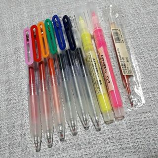 ムジルシリョウヒン(MUJI (無印良品))の新品 ペン8、リフィル1(ペン/マーカー)