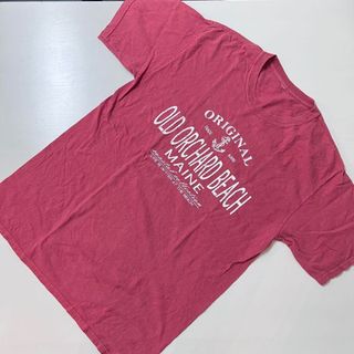 US 輸入　Tシャツ　OLD ORCHARD BEACH レッド　ヴィンテージ(Tシャツ/カットソー(半袖/袖なし))