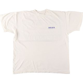 古着 90年代 HANKEY バックプリント プリントTシャツ USA製 メンズXL ヴィンテージ /eaa442972(Tシャツ/カットソー(半袖/袖なし))