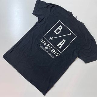 US 輸入　Tシャツ　Bow & arrow ブラック　黒　Mサイズ　古着　希少(Tシャツ/カットソー(半袖/袖なし))