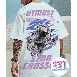 【限定価格!!】　メンズ　Ｔシャツ　半袖　ストリート系　オーバーサイズ　３ＸＬ(Tシャツ/カットソー(半袖/袖なし))