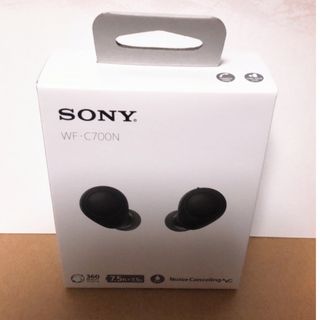 ソニー(SONY)の【新品】SONY 完全ワイヤレスWF-C700N-BZ ブラック(ヘッドフォン/イヤフォン)