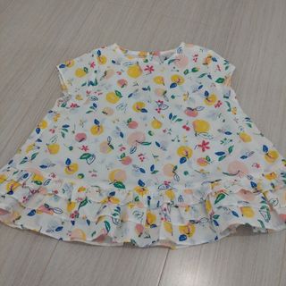 プチバトー(PETIT BATEAU)のプチバトー　ブラウス　86cm(ブラウス)