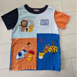 ミキハウス(mikihouse)のミキハウス　プッチー　半袖Tシャツ　110 動物園　サファリランド(Tシャツ/カットソー)