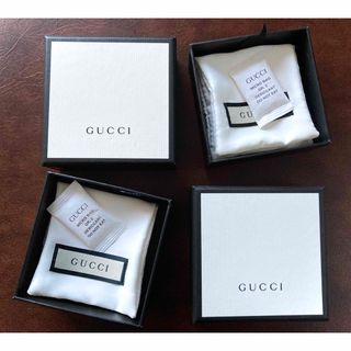 Gucci - グッチ シリカゲル付きジュエリーボックス/小物入れ/ホワイト2個セット