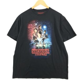 古着 STRANGER THINGS ストレンジャーシングス テレビドラマ 映画 ムービーTシャツ メンズXL  /eaa410373(Tシャツ/カットソー(半袖/袖なし))