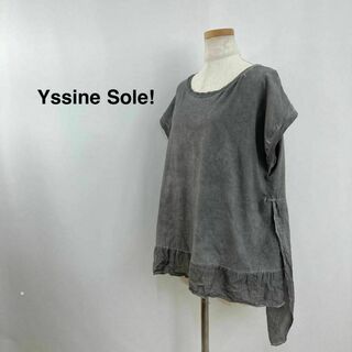Yssine Sole! 半袖カットソー グレー レディース(Tシャツ(半袖/袖なし))