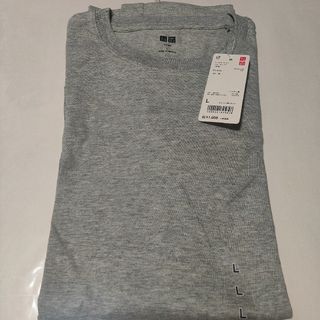 ユニクロ(UNIQLO)の▲ ユニクロ　スピーマコットンクルーネックT　Navy 半袖サイズ L(Tシャツ/カットソー(半袖/袖なし))