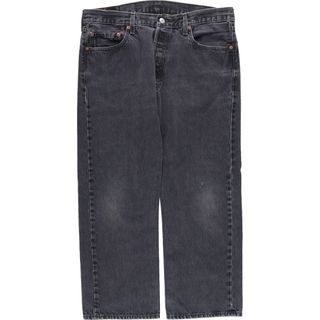 リーバイス(Levi's)の古着 リーバイス Levi's 501 ブラックデニム ストレートデニムパンツ メンズw36 /eaa446002(デニム/ジーンズ)