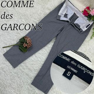 COMME des GARCONS - コムデギャルソン メンズ カジュアルパンツ 千鳥柄 ストレート グレー S