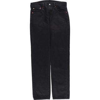 リーバイス(Levi's)の古着 リーバイス Levi's 501 ブラックデニム ストレートデニムパンツ メンズw30 /eaa446004(デニム/ジーンズ)