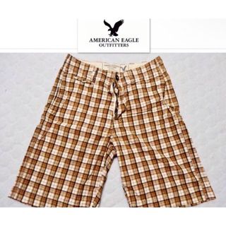 アメリカンイーグル(American Eagle)のアメリカンイーグル 28 ハーフパンツ ショートパンツ 半パン チェック柄(ショートパンツ)