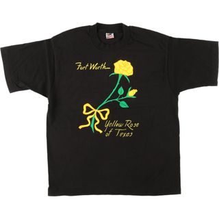 フルーツオブザルーム(FRUIT OF THE LOOM)の古着 90年代 フルーツオブザルーム FRUIT OF THE LOOM 花柄 プリントTシャツ USA製 メンズL ヴィンテージ /eaa442170(Tシャツ/カットソー(半袖/袖なし))