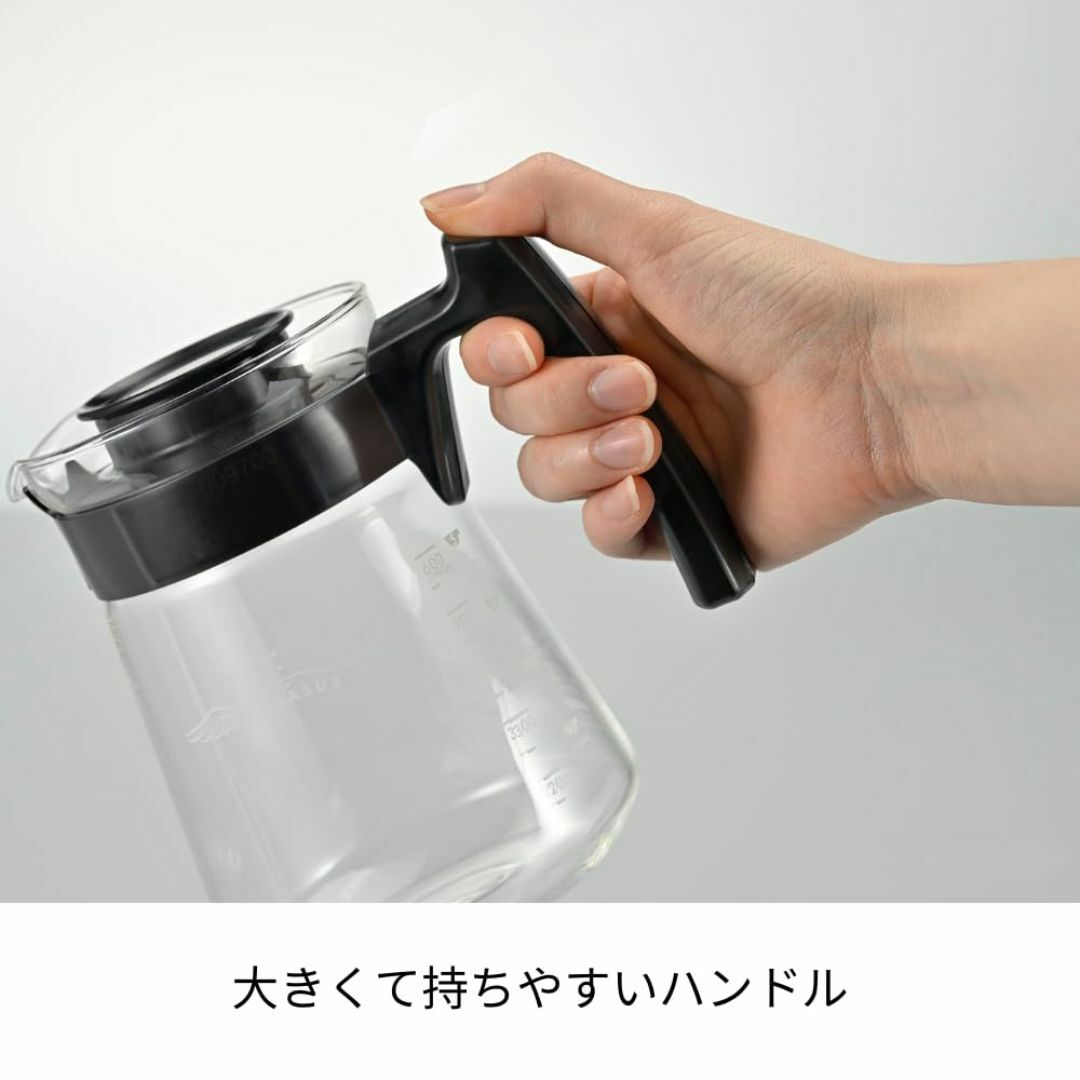 HARIO(ハリオ) ペガサス サーバー 300 電子レンジ対応 300ml 1 インテリア/住まい/日用品のキッチン/食器(容器)の商品写真