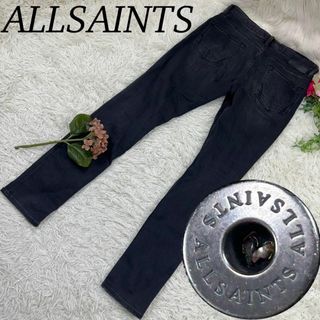 オールセインツ(All Saints)のオールセインツ メンズ デニムパンツ シガレット ダメージ加工 L 32(デニム/ジーンズ)