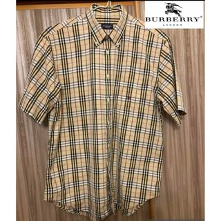 バーバリー(BURBERRY)のBURBERY ノバチェック  シャツ　Ｌサイズ　バーバリー ロンドン(シャツ)