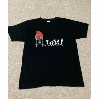 サザエさん　半袖Tシャツ　ブラック　(Tシャツ(半袖/袖なし))