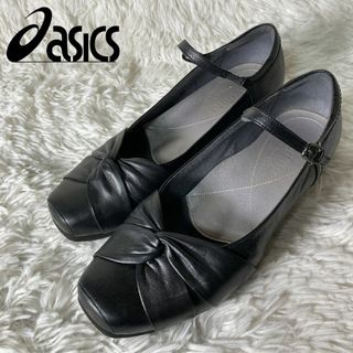 アシックス(asics)の美品 アシックスウォーキング ペダラ ワンストラップ パンプス 23.5EEE(ハイヒール/パンプス)