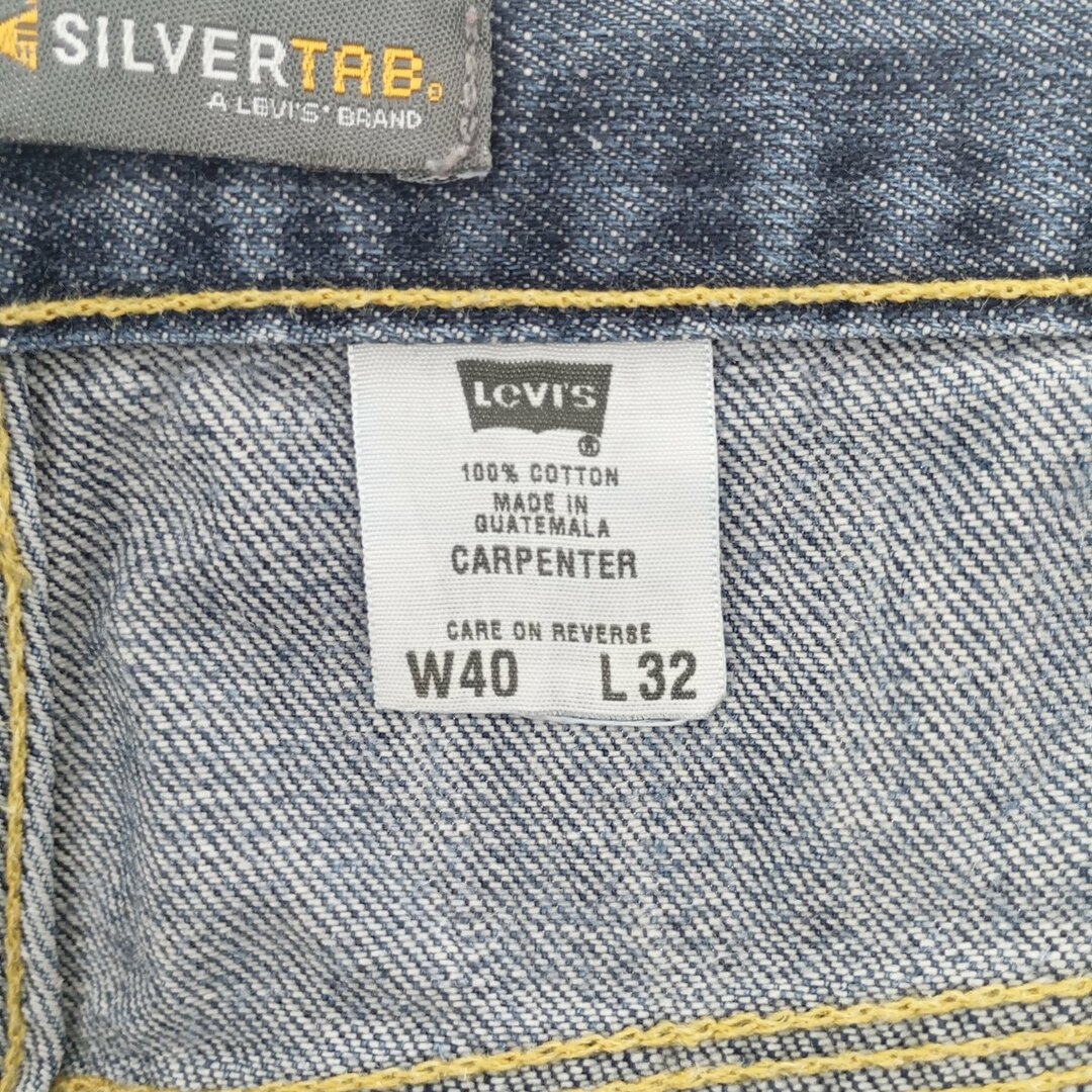 Levi's(リーバイス)の古着 リーバイス Levi's SILVER TAB シルバータブ CARPENTER デニム ペインターパンツ メンズw40 /eaa400032 メンズのパンツ(デニム/ジーンズ)の商品写真