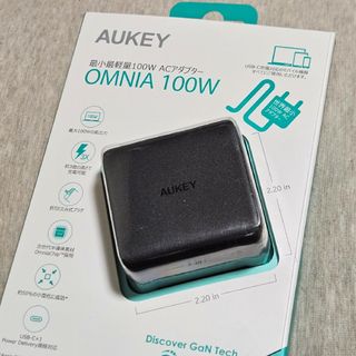 AUKEY オーキー USB充電器 Omnia 100W USB-C ブラック…(バッテリー/充電器)