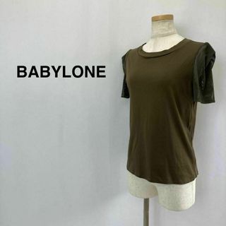 バビロン(BABYLONE)のバビロン 半袖　Tシャツ カーキ レディース(Tシャツ(半袖/袖なし))