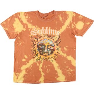 古着 SUBLIME サブライム タイダイ柄 バンドTシャツ バンT メンズL /eaa442996(Tシャツ/カットソー(半袖/袖なし))