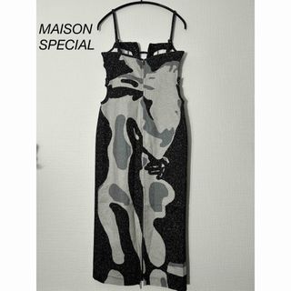 メゾンスペシャル(MAISON SPECIAL)のMAISON SPECIAL アブストラクトプリントキャミワンピース(ロングワンピース/マキシワンピース)