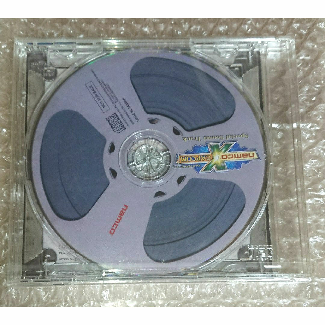 PlayStation2(プレイステーション2)のナムコ×カプコン 初回特典 サントラCD 新品未開封 PS2 NAMCO エンタメ/ホビーのゲームソフト/ゲーム機本体(家庭用ゲームソフト)の商品写真