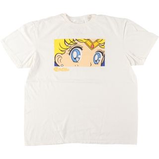 古着 SAILOR MOON 美少女戦士セーラームーン キャラクタープリントTシャツ メンズXL /eaa442937(Tシャツ/カットソー(半袖/袖なし))