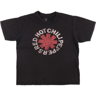 古着 RED HOT CHILI PEPPERS レッドホットチリペッパーズ バンドTシャツ バンT メンズXL /eaa442990(Tシャツ/カットソー(半袖/袖なし))