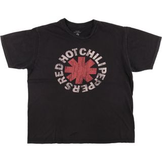 古着 RED HOT CHILI PEPPERS レッドホットチリペッパーズ バンドTシャツ バンT メンズXL /eaa442990(Tシャツ/カットソー(半袖/袖なし))