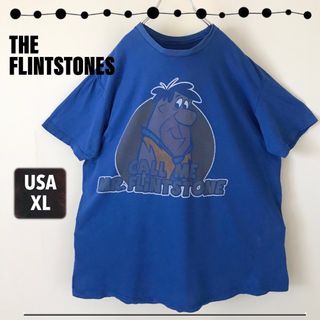 USA古着★原始家族フリンストーンTシャツ★THE FLINTSTONES★XL(Tシャツ/カットソー(半袖/袖なし))