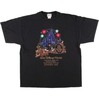 古着 90年代 DISNEYLAND ディズニーランド キャラクタープリントTシャツ USA製 メンズXL ヴィンテージ /eaa442928(Tシャツ/カットソー(半袖/袖なし))