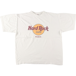 古着 90年代 HARD ROCK CAFE ハードロックカフェ アドバタイジングTシャツ メンズXL ヴィンテージ /eaa442981(Tシャツ/カットソー(半袖/袖なし))