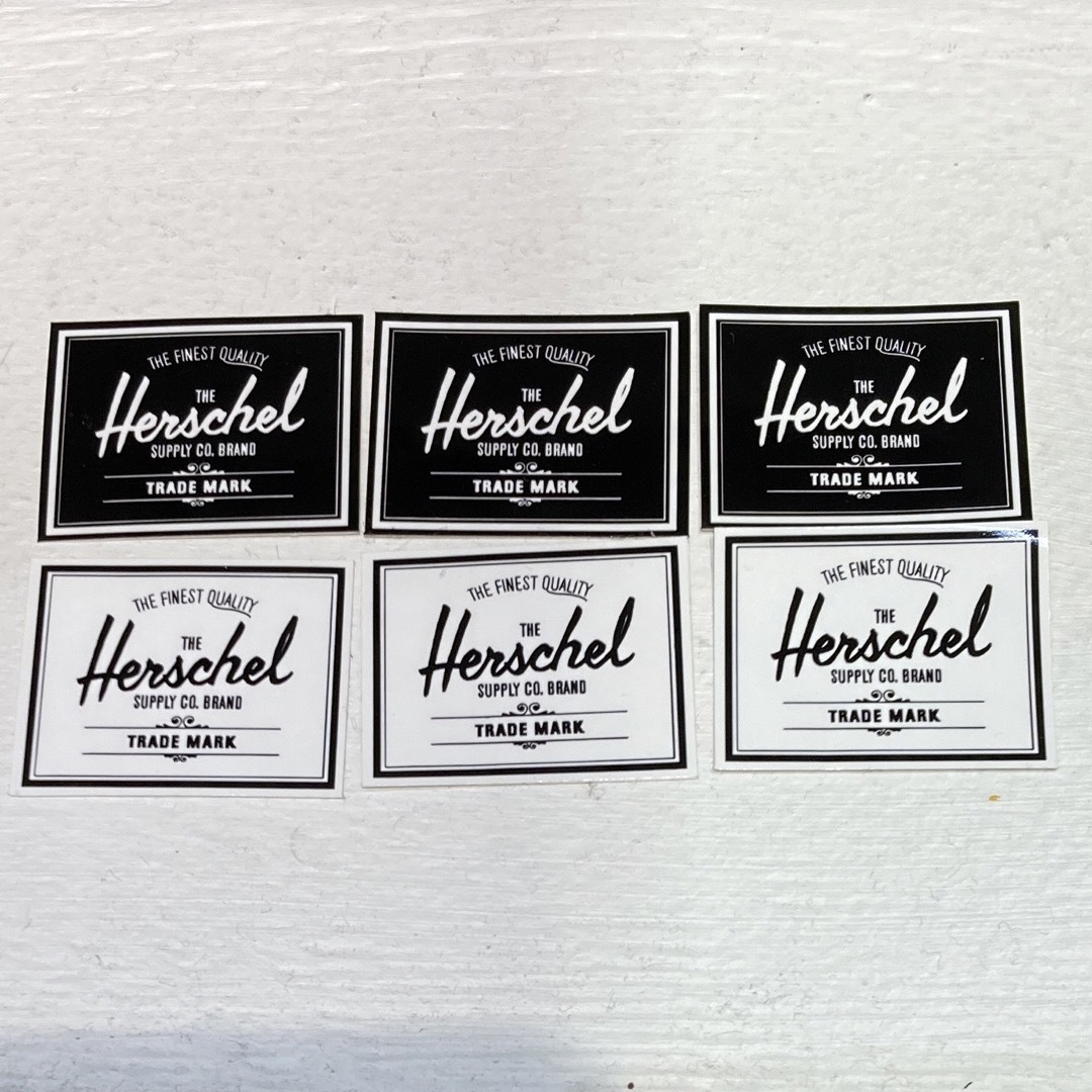 Herschel Supply(ハーシェルサプライ)のHerschel supply ロゴ ステッカー 6枚セット ハーシェル メンズのファッション小物(その他)の商品写真