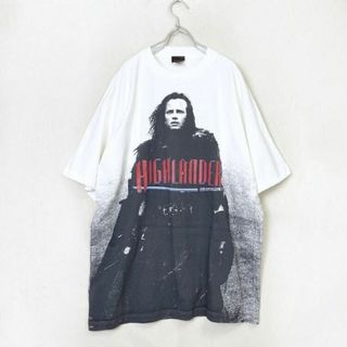 ［希少] HIGHLANDER ムービー オフィシャルTシャツ XL USA製(Tシャツ/カットソー(半袖/袖なし))