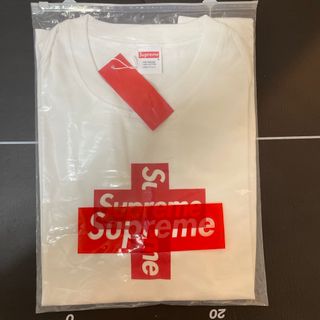 シュプリーム(Supreme)のSupreme Cross Box Logo Tee Lサイズ(Tシャツ/カットソー(半袖/袖なし))