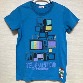 ブランシェス　テレビ柄Tシャツ　130