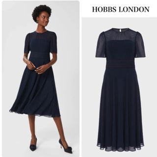 タグ付き新品未使用　HOBBS LONDON ホッブス ロング ワンピース(ロングワンピース/マキシワンピース)