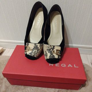 REGAL - REGAL リーガル スエード パンプス 22cm