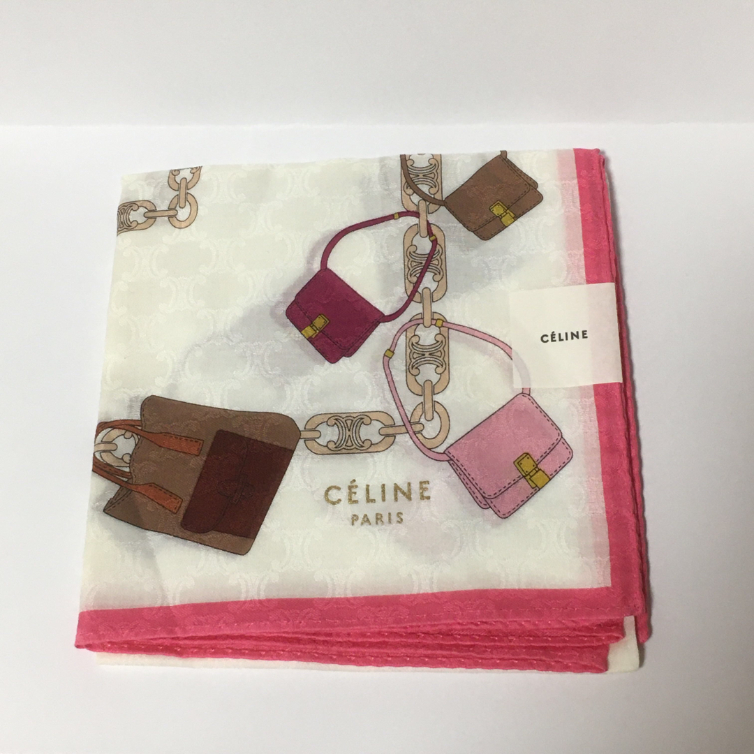 celine(セリーヌ)のお値下げ　セリーヌ　ハンカチ  レディースのファッション小物(ハンカチ)の商品写真