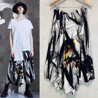 ワイズ(Y's)のY's RANDOM TULLE FLOWER ASYMME PANTS 1(その他)