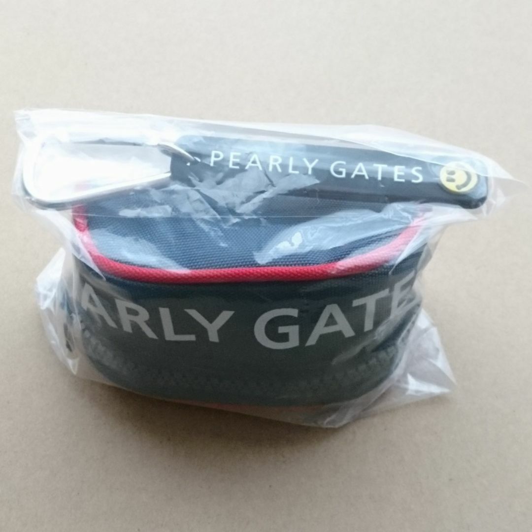 PEARLY GATES(パーリーゲイツ)のパーリーゲイツ チャーム・ボールポーチ ☆ 新品 株主優待限定品 スポーツ/アウトドアのゴルフ(その他)の商品写真