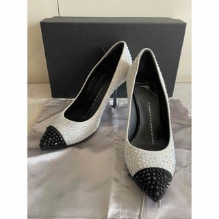 ✨美品✨【Giuseppe Zanotti】総スワロフスキー ジュエリーパンプス