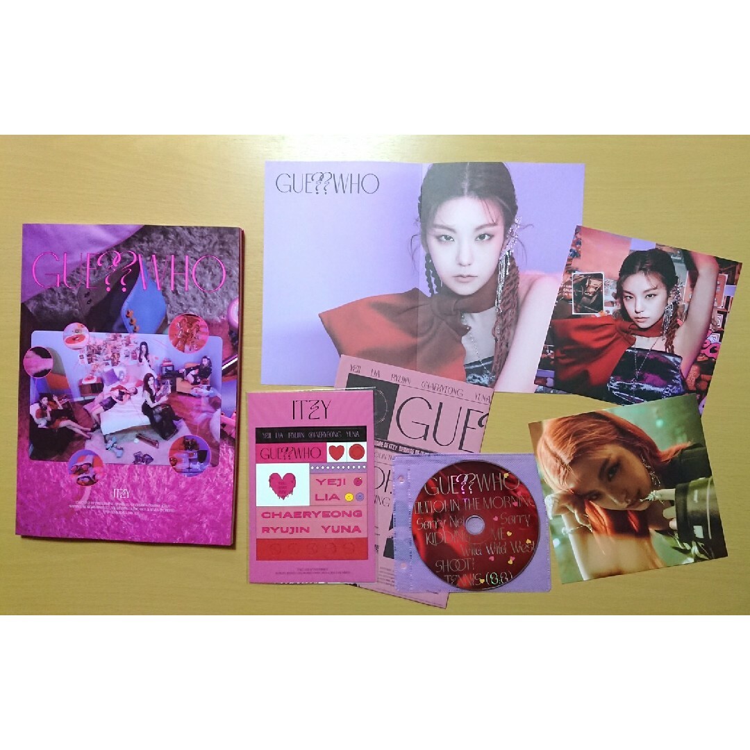 ITZY(イッチ)のDAY ピ　イェジ　CD・ミニポスター　GUESS WHO　ITZY エンタメ/ホビーのCD(K-POP/アジア)の商品写真