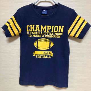 チャンピオン(Champion)のチャンピオン　フットボール柄Tシャツ　140(Tシャツ/カットソー)