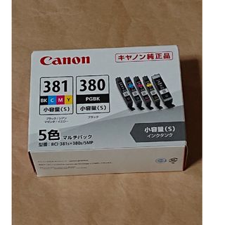 ★キャノン純正・BCI-381s+380s/5MP・5色マルチパック未開封品♪(PC周辺機器)