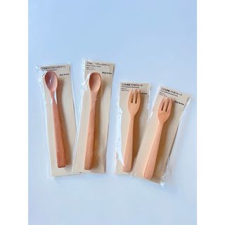 MUJI (無印良品) - 【新品未使用】無印良品 ブナ材　フォーク&スプーン 4本セット