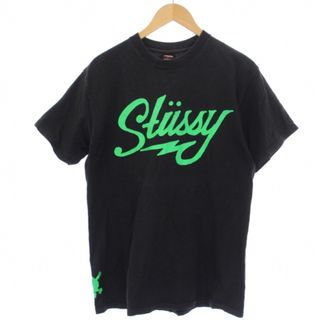 ステューシー(STUSSY)のSTUSSY 00's Tシャツ カットソー 半袖 クルーネック M 黒(Tシャツ/カットソー(半袖/袖なし))