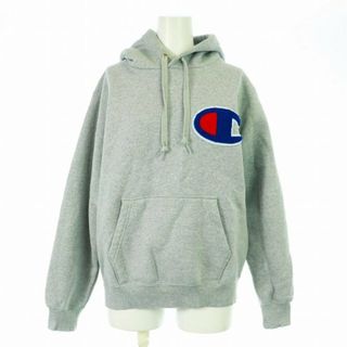 チャンピオン(Champion)のCHAMPION ビッグロゴ アクションスタイル フーディ パーカー 長袖 M(パーカー)